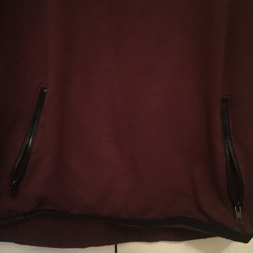 PINK Maroon Quarterzip - Picture 4 of 5